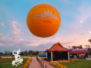 Luftballon Solopgang Siem Reap Cambodia