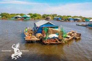 Tonle Sap søen Siem Reap Cambodia